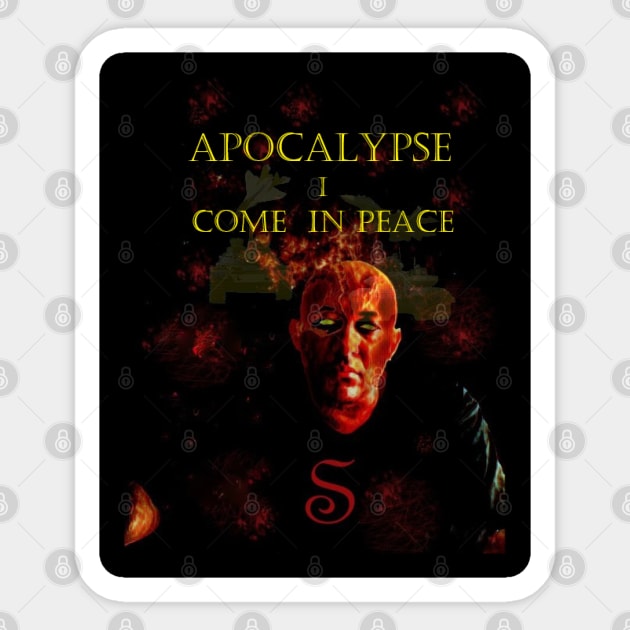 Apocalypse - Messages Sticker by All my art